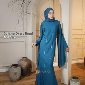 DELISHA DRESS BEAD MANIK FESYEN DIAMOND